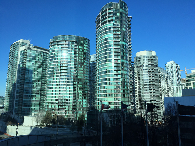 exterior of a condo